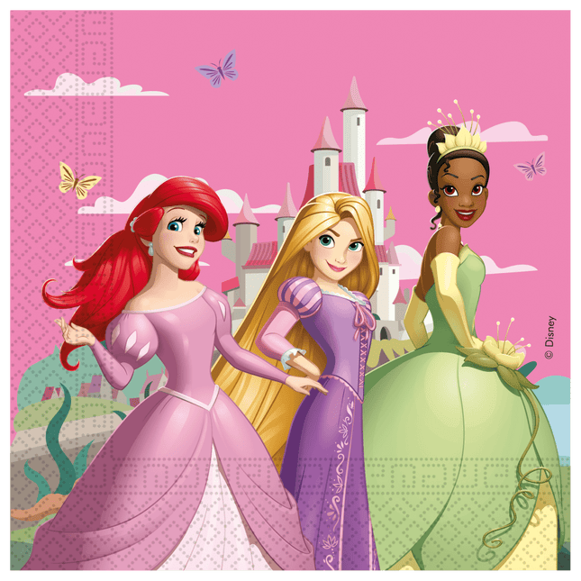 Disney Prinsessen Servetten 33cm 20st van Procos koop je bij Partywinkel