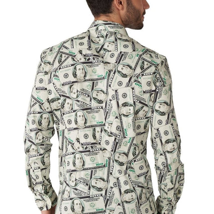 Dollar Geld Overhemd Heren OppoSuits van OppoSuits koop je bij Partywinkel