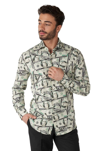 Dollar Geld Overhemd Heren OppoSuits van OppoSuits koop je bij Partywinkel