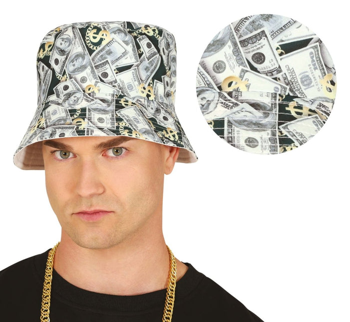 Dollars Bucket Hat - Partywinkel - 8434077136775