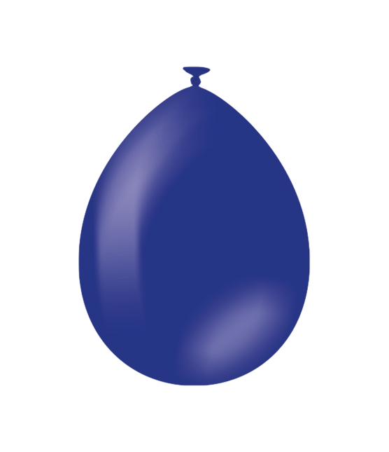 Donkerblauwe Ballonnen 30cm 50st - Partywinkel - 8716764243240