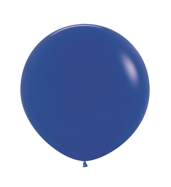 Donkerblauwe Ballonnen 60cm 3st van Sempertex koop je bij Partywinkel