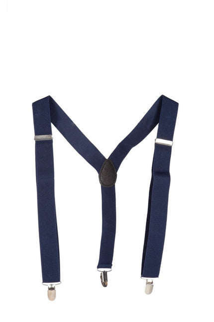 Donkerblauwe Bretels Luxe van Wilbers & Wilbers koop je bij Partywinkel