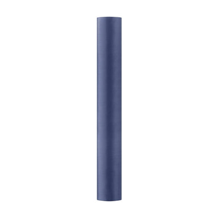 Donkerblauwe Tafelloper 36cm 9m van Partydeco koop je bij Partywinkel