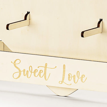 Donut Wall Hout 65x59cm van Partydeco koop je bij Partywinkel