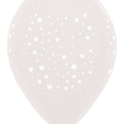 Doorzichtige Ballonnen Sterren 30cm 25st van Sempertex koop je bij Partywinkel