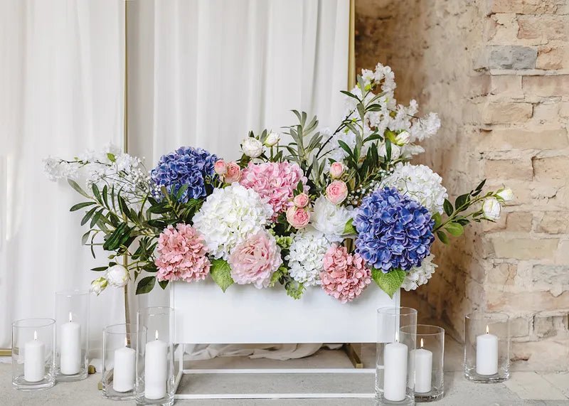 Doorzichtige Kaarsenhouder 23cm van Partydeco koop je bij Partywinkel