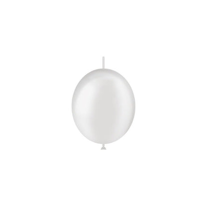 Doorzichtige Knoopballonnen 15cm 100st van Balloonia koop je bij Partywinkel