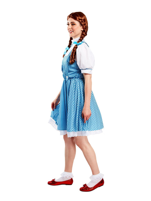 Costume Dorothy Donna Blu Bianco