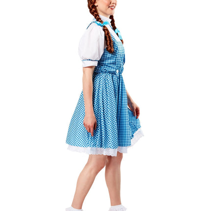Costume Dorothy Donna Blu Bianco