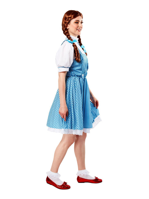 Costume Dorothy Donna Blu Bianco