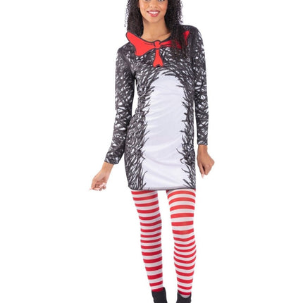 Dr Seuss Cat in the Hat Ladies Kostuum van Smiffys koop je bij Partywinkel
