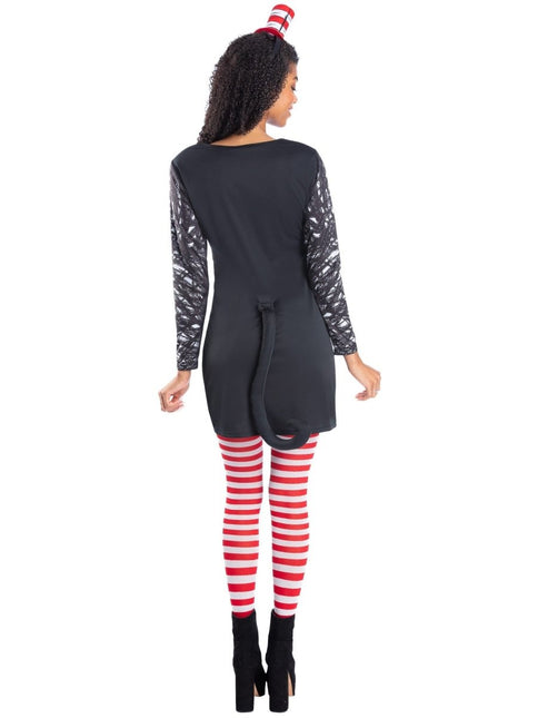 Dr Seuss Cat in the Hat Ladies Kostuum van Smiffys koop je bij Partywinkel