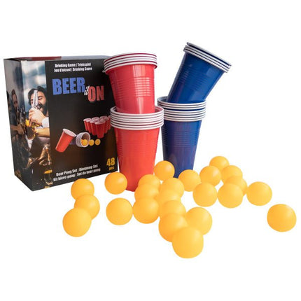 Drankspel Beerpong Set 48 delig van Riethmueller koop je bij Partywinkel