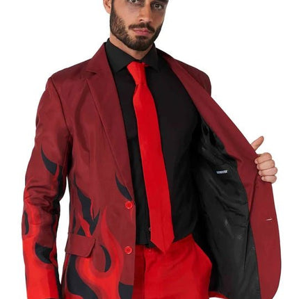 Duivel Kostuum Heren Rood 3-delig van OppoSuits koop je bij Partywinkel