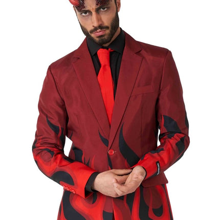 Duivel Kostuum Heren Rood 3-delig van OppoSuits koop je bij Partywinkel
