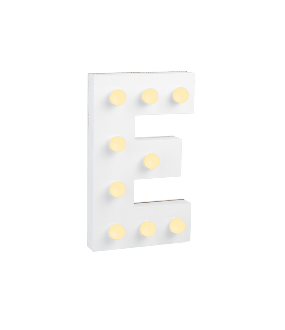 E Licht Letter 16,5cm van Paper Dreams koop je bij Partywinkel