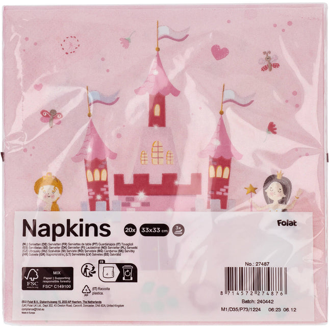 Tovaglioli Principesse 250ml 20pz