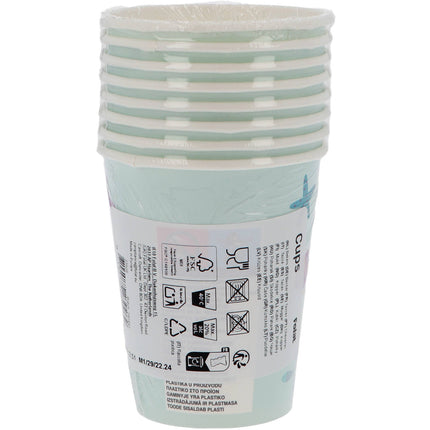 Tazze da sirena 250ml 8pz