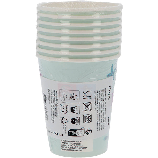 Tazze da sirena 250ml 8pz