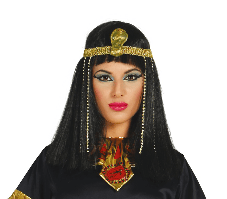 Egyptische Pruik van Fiestas Guirca koop je bij Partywinkel