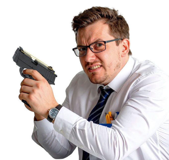 Elastiekpistool 17 cm van Fiestas Guirca koop je bij Partywinkel