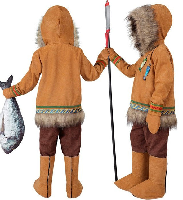 Eskimo Kostuum Bruin van Widmann koop je bij Partywinkel