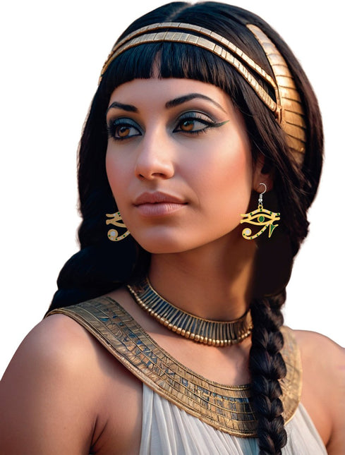 Eye of horus earrings van Fiestas Guirca koop je bij Partywinkel