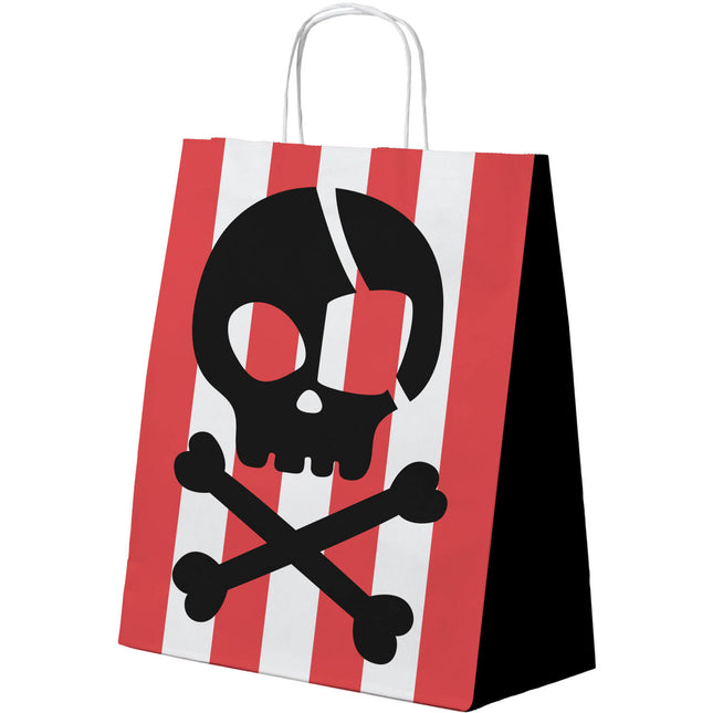 Sacchetti per feste pirata 27cm 6pz
