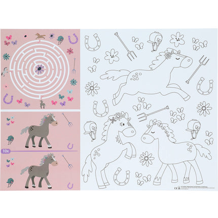 Tovagliette a forma di cavallo 40 cm 6 pezzi