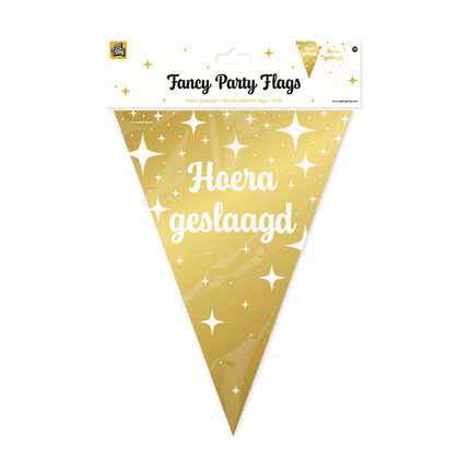 Fancy party Vlaggenlijn folie - Geslaagd van Paper Dreams koop je bij Partywinkel