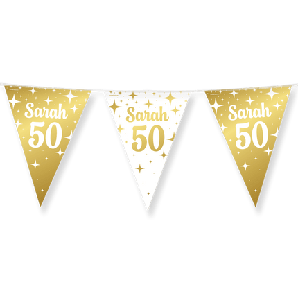 Fancy party Vlaggenlijn folie - Sarah 50 van Paper Dreams koop je bij Partywinkel