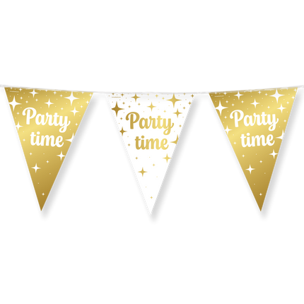 Fancy party Linea di bandiere in carta stagnola - Party time