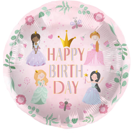 Palloncino ad elio Principesse vuoto 45 cm