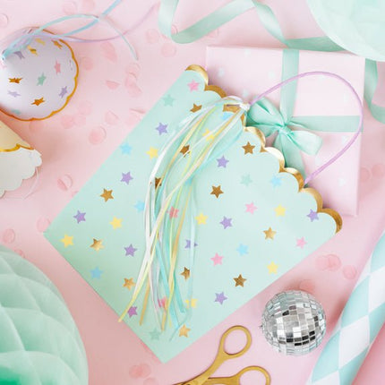 Feesthoedjes Sterren Meerkleurig 14,5cm 6st van Partydeco koop je bij Partywinkel