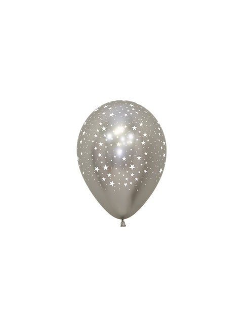 Palloncini Stelle Reflex Mix 12cm 50pz