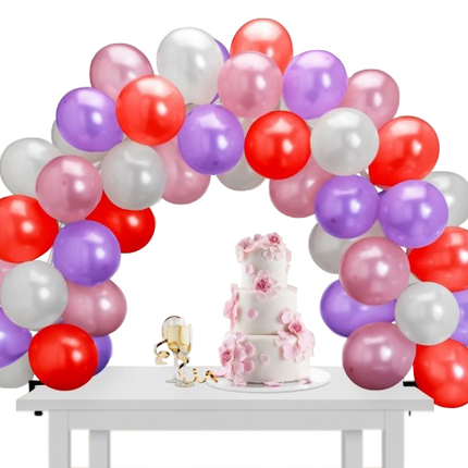 Set da tavola con arco a palloncino 2,10 m