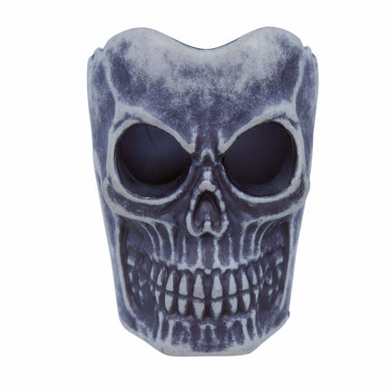 Candela Teschio Decorazione da tavolo Halloween 6 cm