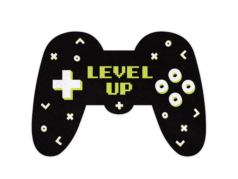 Tovaglioli per feste di gioco 16cm 12pz