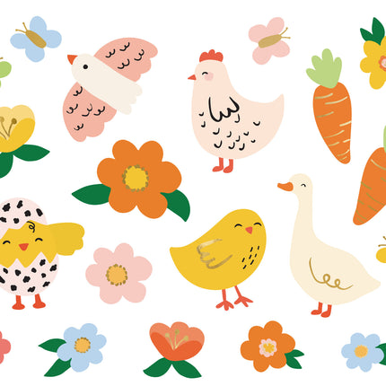 Tatuaggi finti di Pasqua 20 pezzi