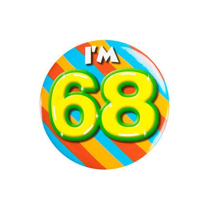Ho 68 anni Bottone 68 5,5 cm