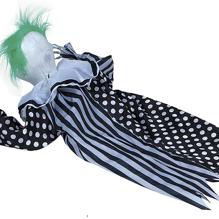 Decorazione da tavolo Halloween Clown con luce e suono 65 cm