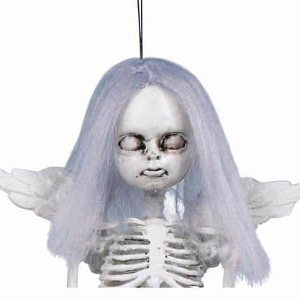 Decorazione appesa di Halloween Angelo Scheletro 40 cm