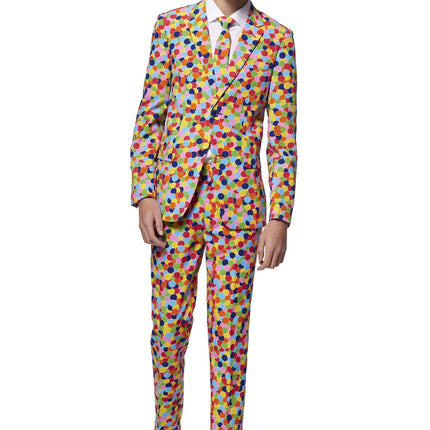 Costume da festa con coriandoli Ragazzo Teen <tc>OppoSuits</tc>