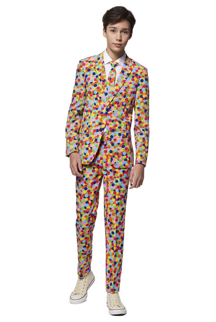 Costume da festa con coriandoli Ragazzo Teen <tc>OppoSuits</tc>