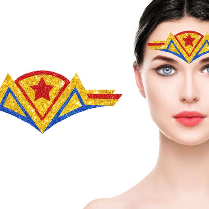 Adesivi per facce di supereroi