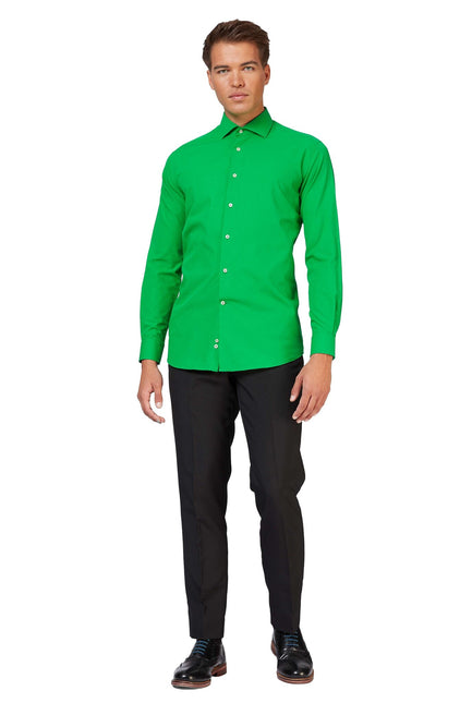 Camicia verde da uomo <tc>OppoSuits</tc>