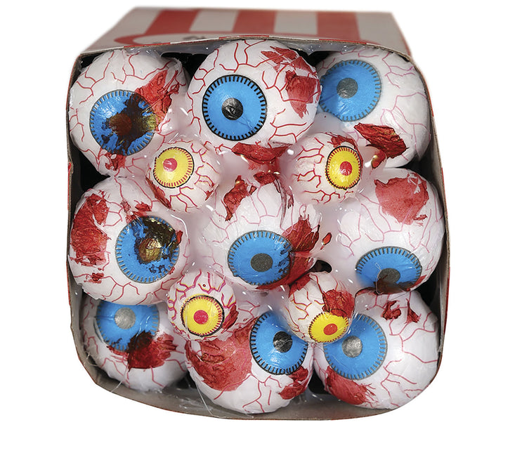 Ciotola per popcorn di Halloween con bulbi oculari da 16 cm