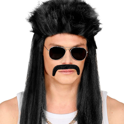 Baffi finti neri Macho