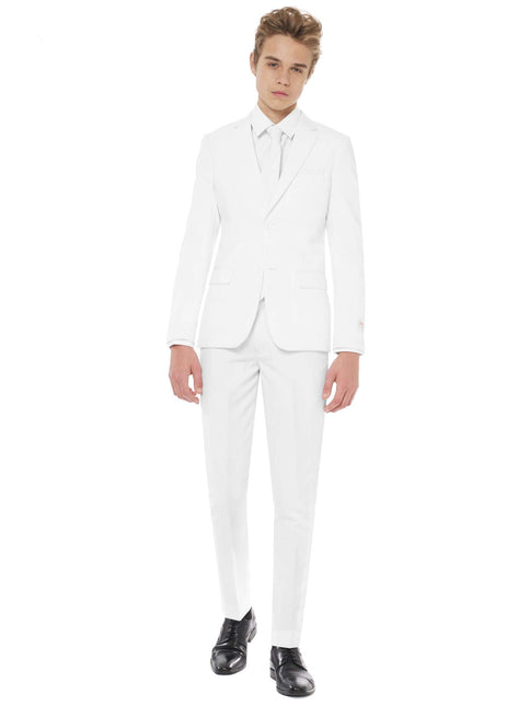 Ragazzo in abito bianco Teen <tc>OppoSuits</tc>